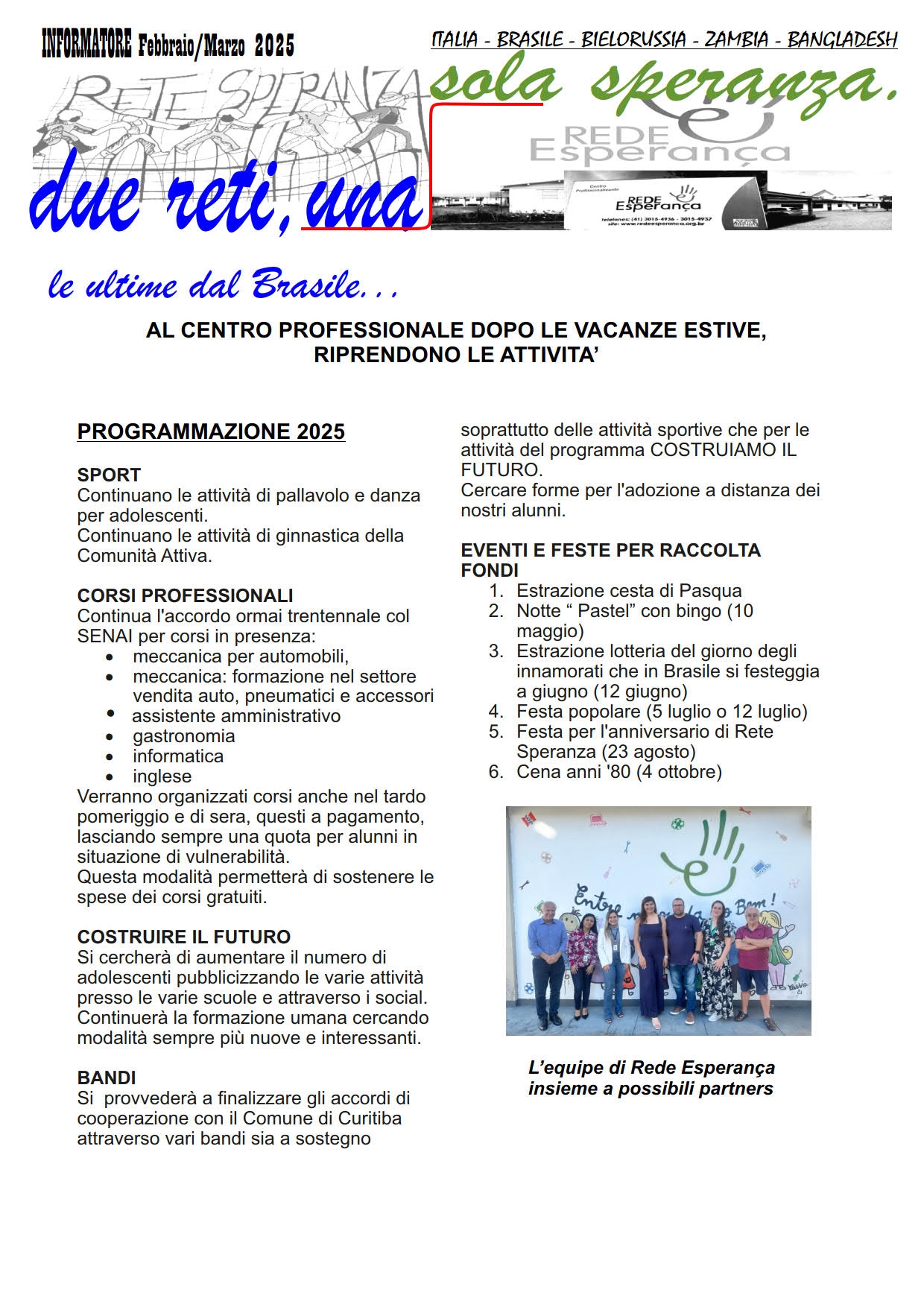 INFORMATORE FEBBRAIO/MARZO 2025