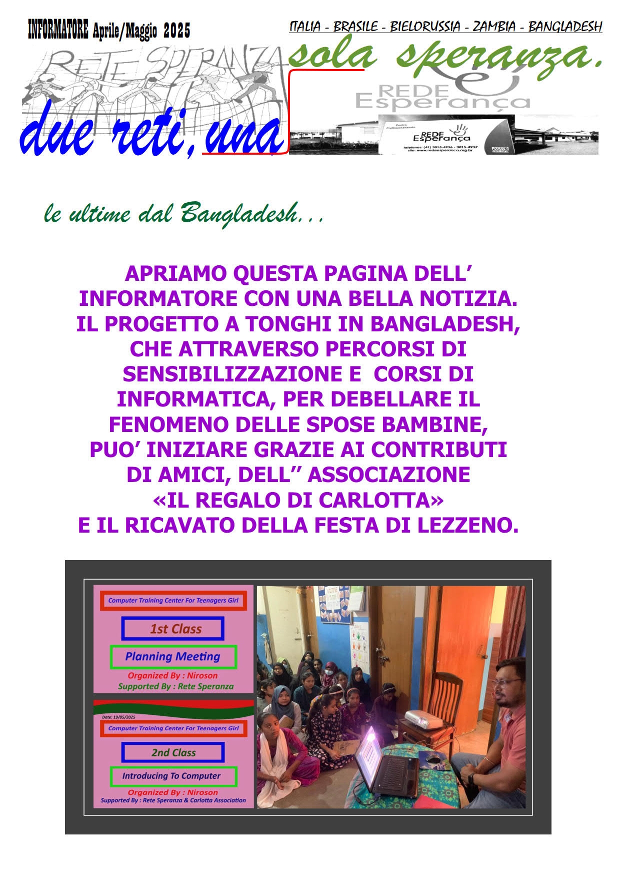 INFORMATORE APRILE / MAGGIO 2025