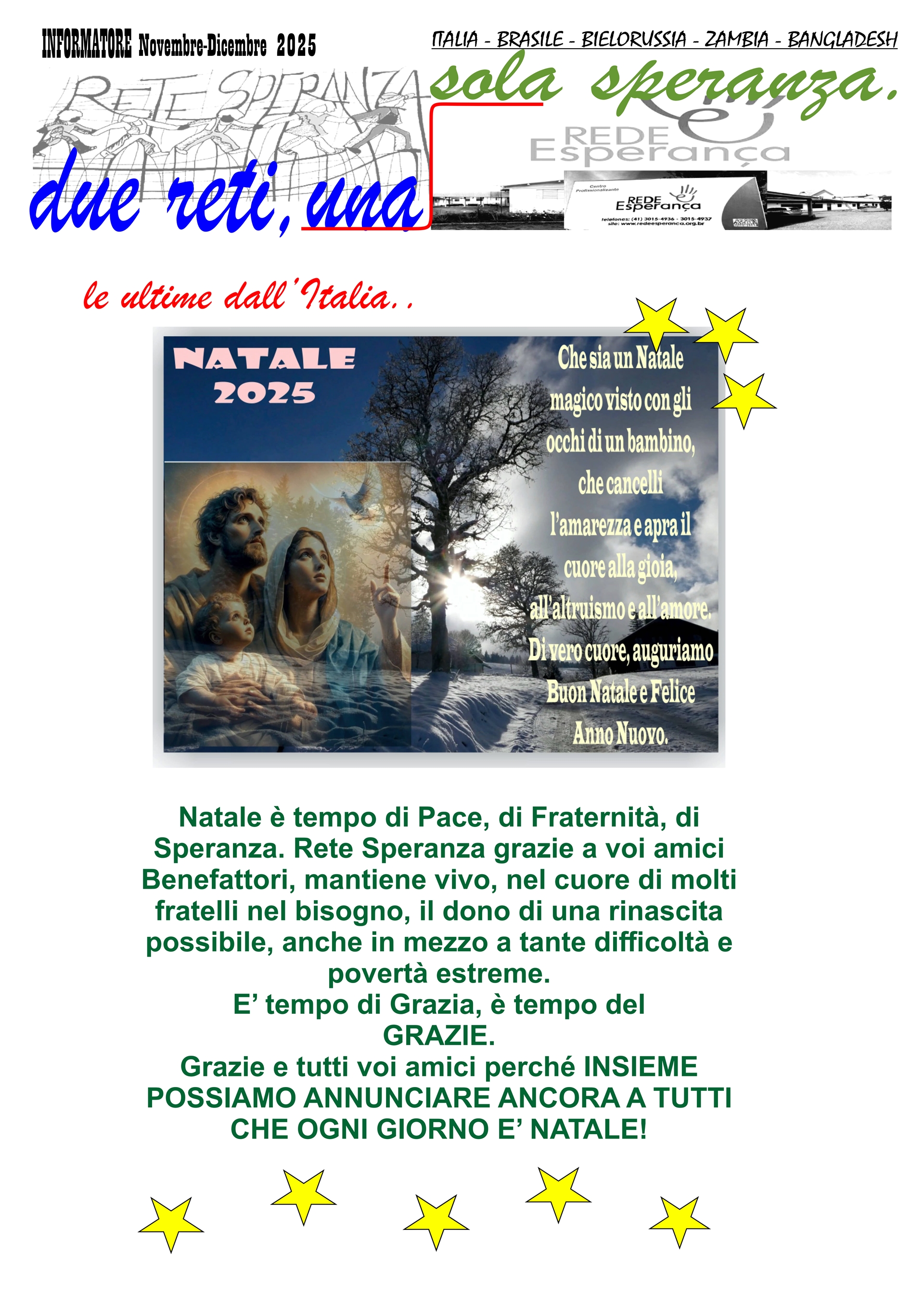 INFORMATORE NOVEMBRE - DICEMBRE 2025